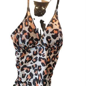 leopard print Tankini